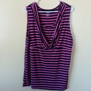 Pink & Blue Motherhood Nursing Top